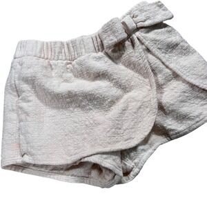 Janie and Jack Girls Pink Skort Shorts with Bow Size 8 Summer Cute‎